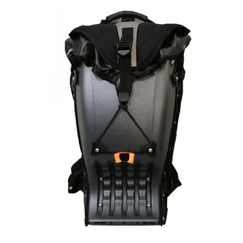 25L Fibra de Carbono Moda Armazenamento Poderoso Capacete de Viagem Motocross Equitação Bolsa de Corrida