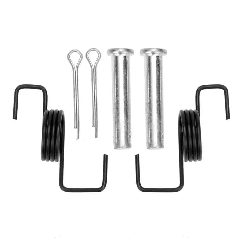 Iron Material Motorcycle Foot Pegs Springs Bolts High Strength Motorcycle Pedals Sturdy Structure Easy Installation
