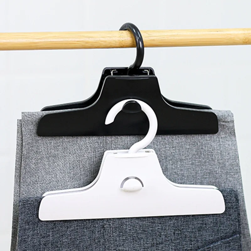 Widen Closet Clothes Organizer No Trace Clothespins Clothes Pegs Rotatable Stackable Non-marking Pants Drying Clothes Hangers
