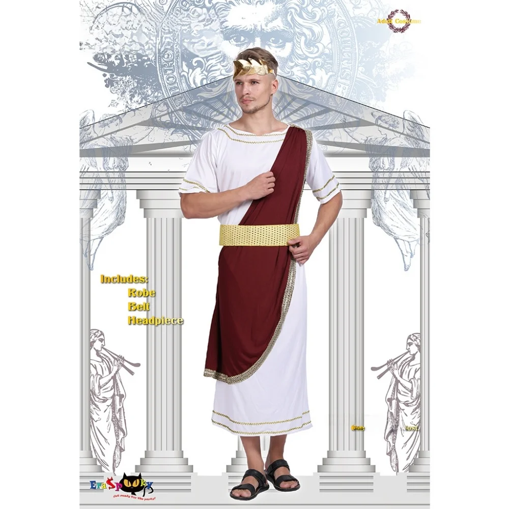 

Caesar Emperor Costume Adult Role-plang Clothing Stage Performance Outfit loween Theme Traditional Chinese Ethnic Wear