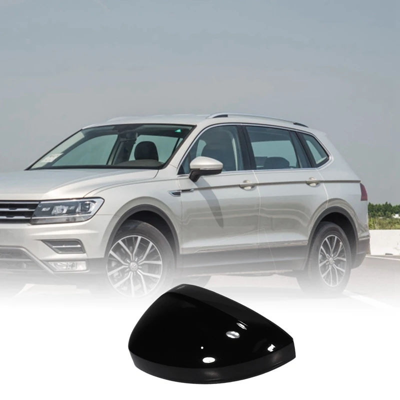 2Pcs Car Left And Right Rearview Mirror Housing Cover For Tiguan L 2017 2018