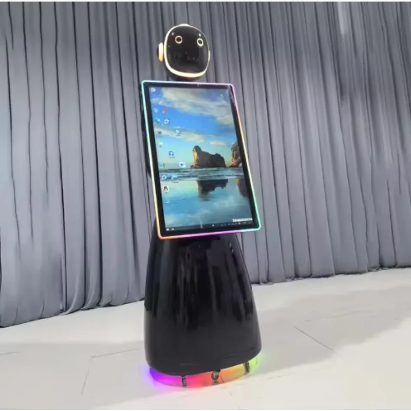 Customized Mall Navigation & Welcome Robot - Exhibition Hall Guide with Facial Recognition Service