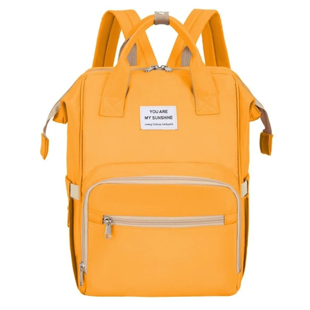 

Portable Mommy Bag Large Capacity Multi-Functional Nappy Backpack Bag Lightweight Foldable Mom's Outting Bag Female