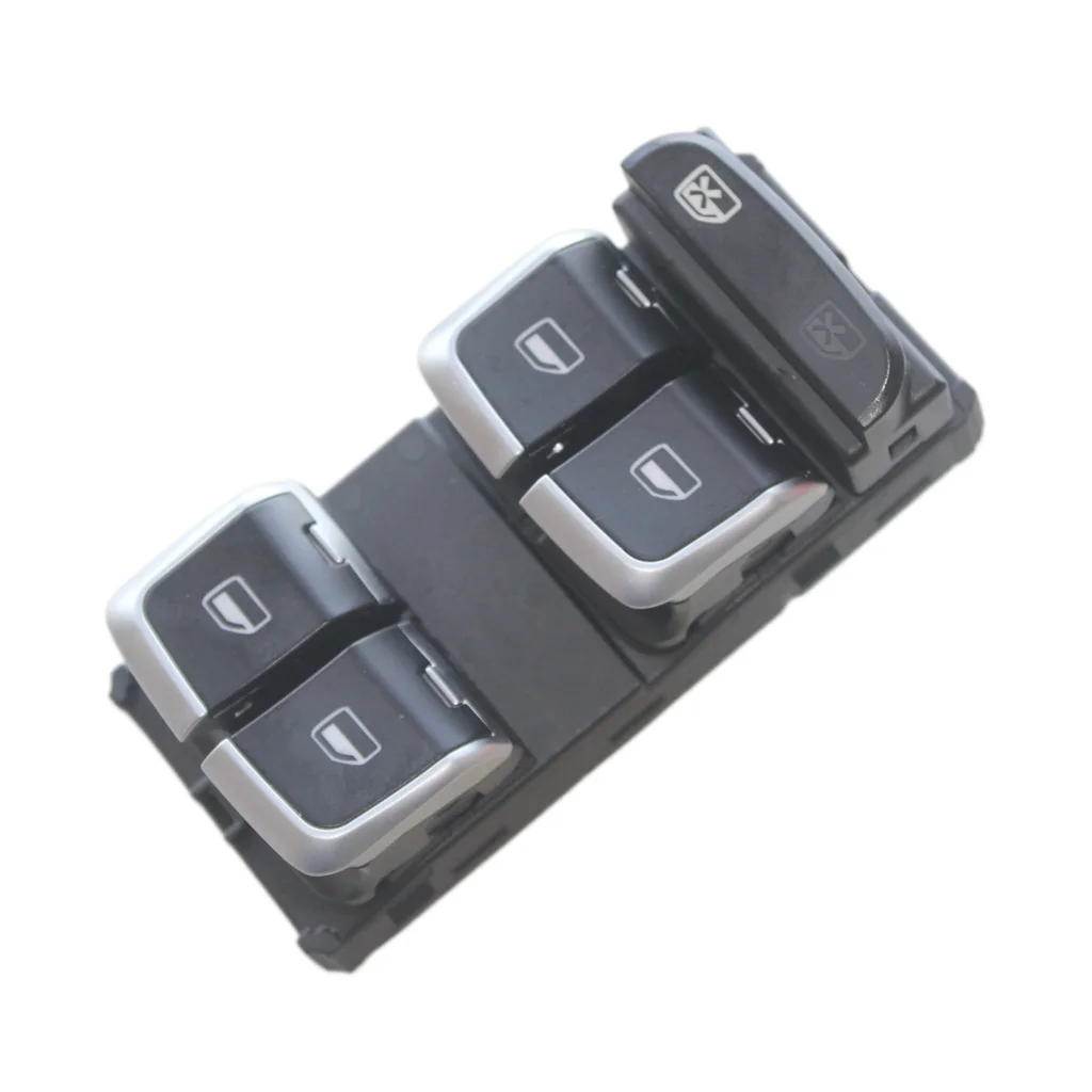 Red light 8VD 959 851 A 8VD959851A Chrome Side Window Regulator Lever Switch Window Glass Lifter Switch for A3 2014-2017