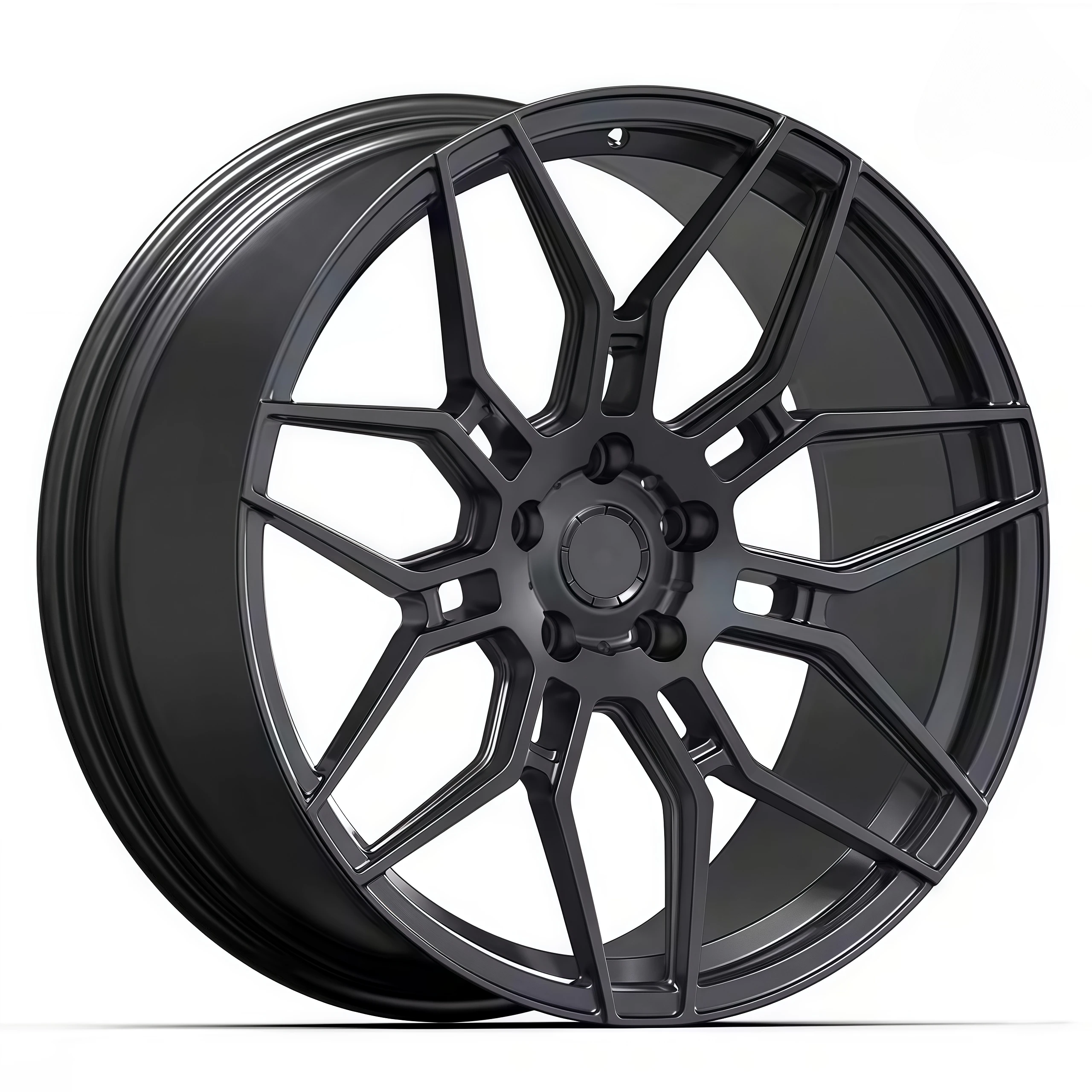 

Высококачественные черные кованые колесные диски с 5 спицами, 16-24 дюйма, 5x114.3, 5x130, 5x112 для Audi A4, A5, A6, A7, Ford, из алюминиевого сплава