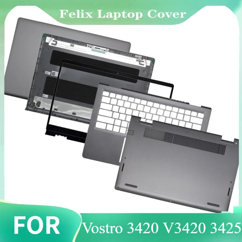 

New Laptop LCD Back Cover Front Bezel Palmrest Bottom Case 0NNVXR 0YVT09 0F9X43 0NGNVC 0DCHM7 For Vostro 3420 V3420 3425