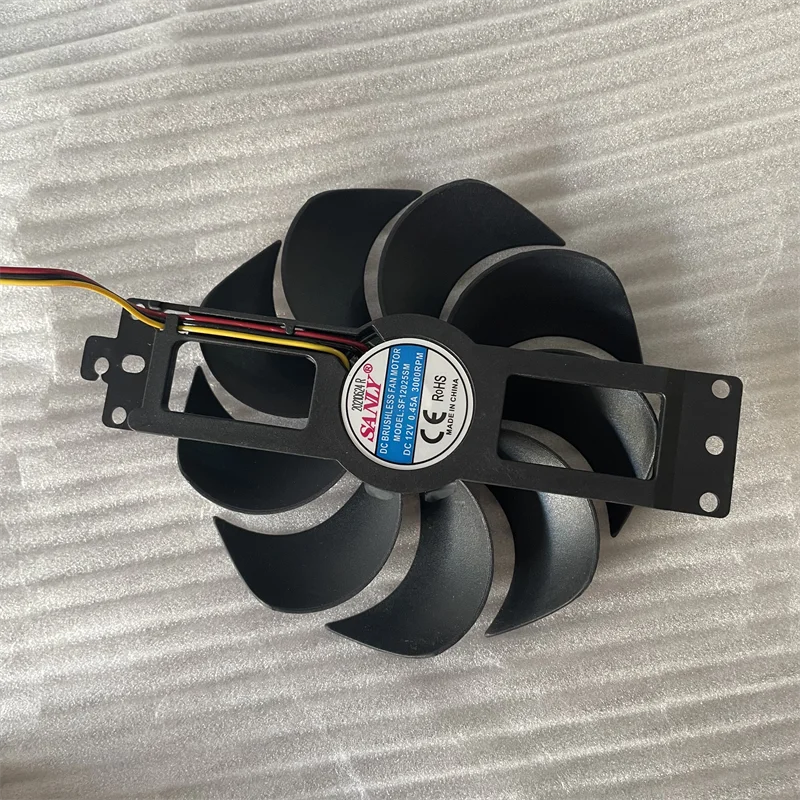 SF12025SM DC12V 0.45A 3000RPM 120*120*25mm 3-wire Brushless Axial-flow Cooling Fan, Suitable for Industrial Equipment