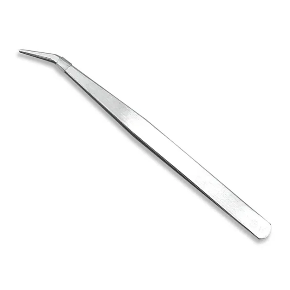 For Small Parts Handling Elbow Tweezers Handmade Tweezers Electronics Repair Acid-resistant Tweezers Anti-static Tweezers