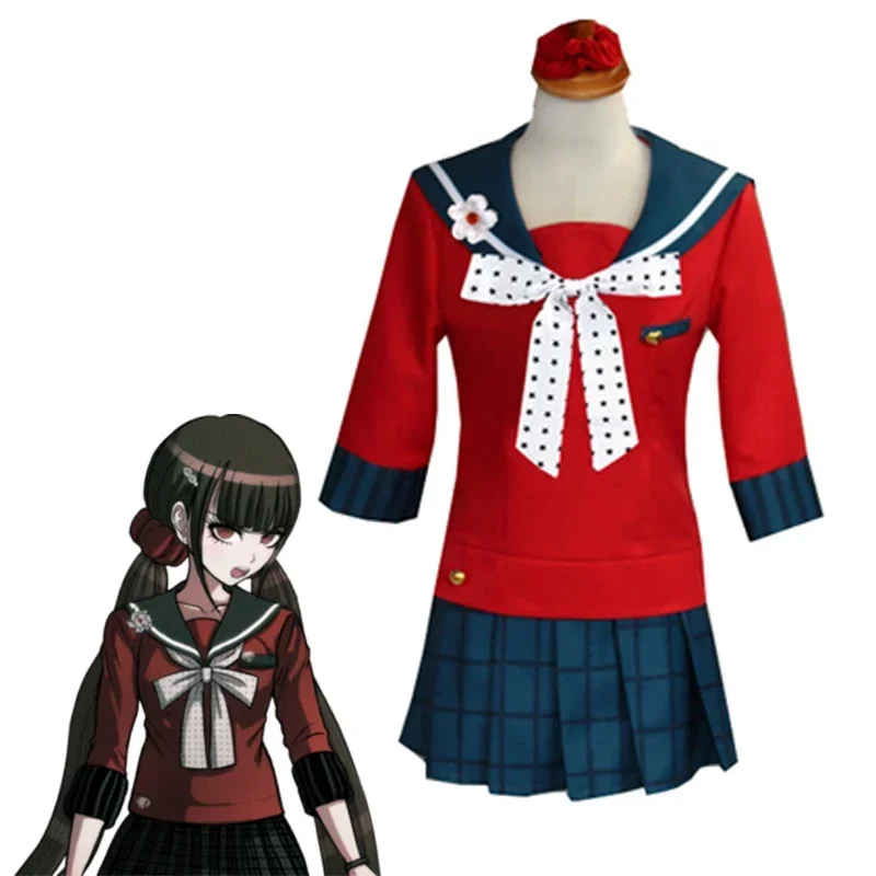

Danganronpa Harukawa Maki Cosplay Costume Sister Loli Halloween Carnival Skirt Funny Wig For Woman