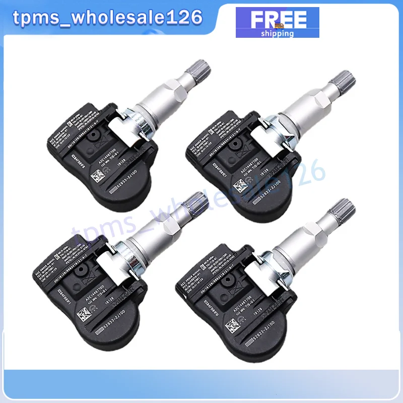 52933-2J100 52933-B1100 TPMS 433MHZ Car Tire Pressure Monitor Sensor 4PCS For Genesis G80 Hyundai Accent Equus Genesis Kia Ceed