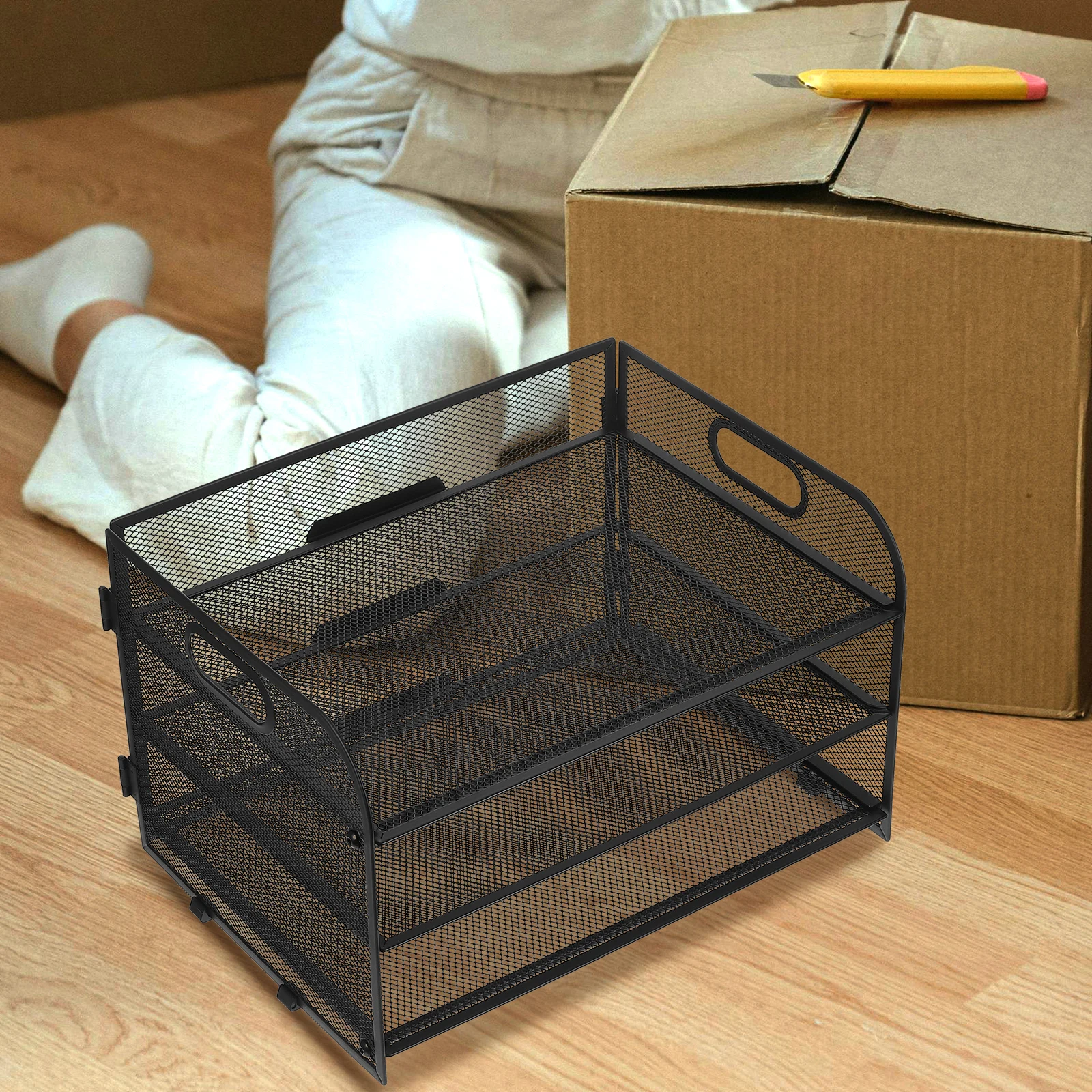 

File Rack Document Storage Racks Aper Organizer Folder Holder Desktop Accessories Supplies