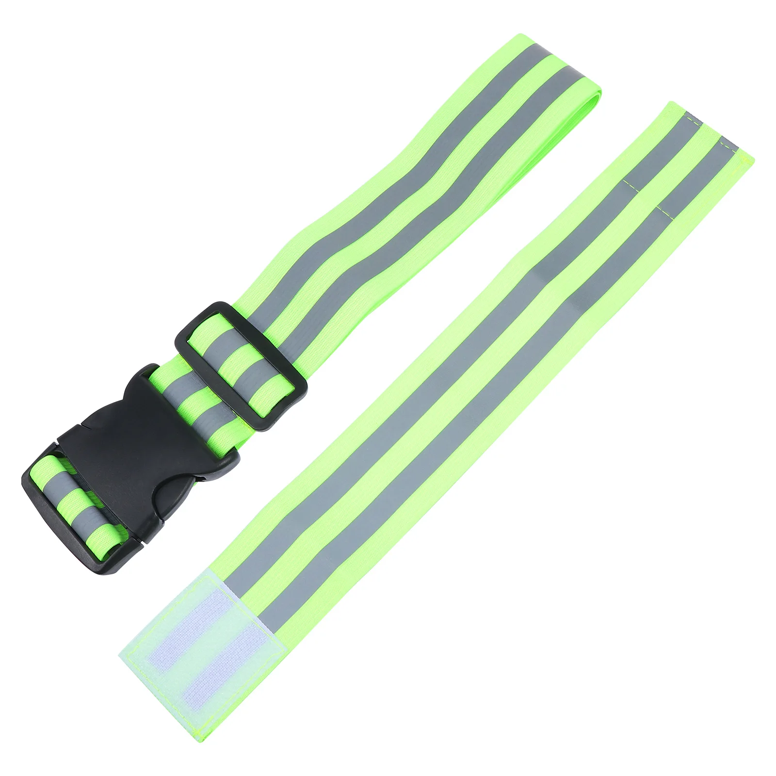

2 pcs Reflective Safety Belt Adjustable Arm Bands For Night Running Cycling Walking High Visibility Straps Lightweight Durable