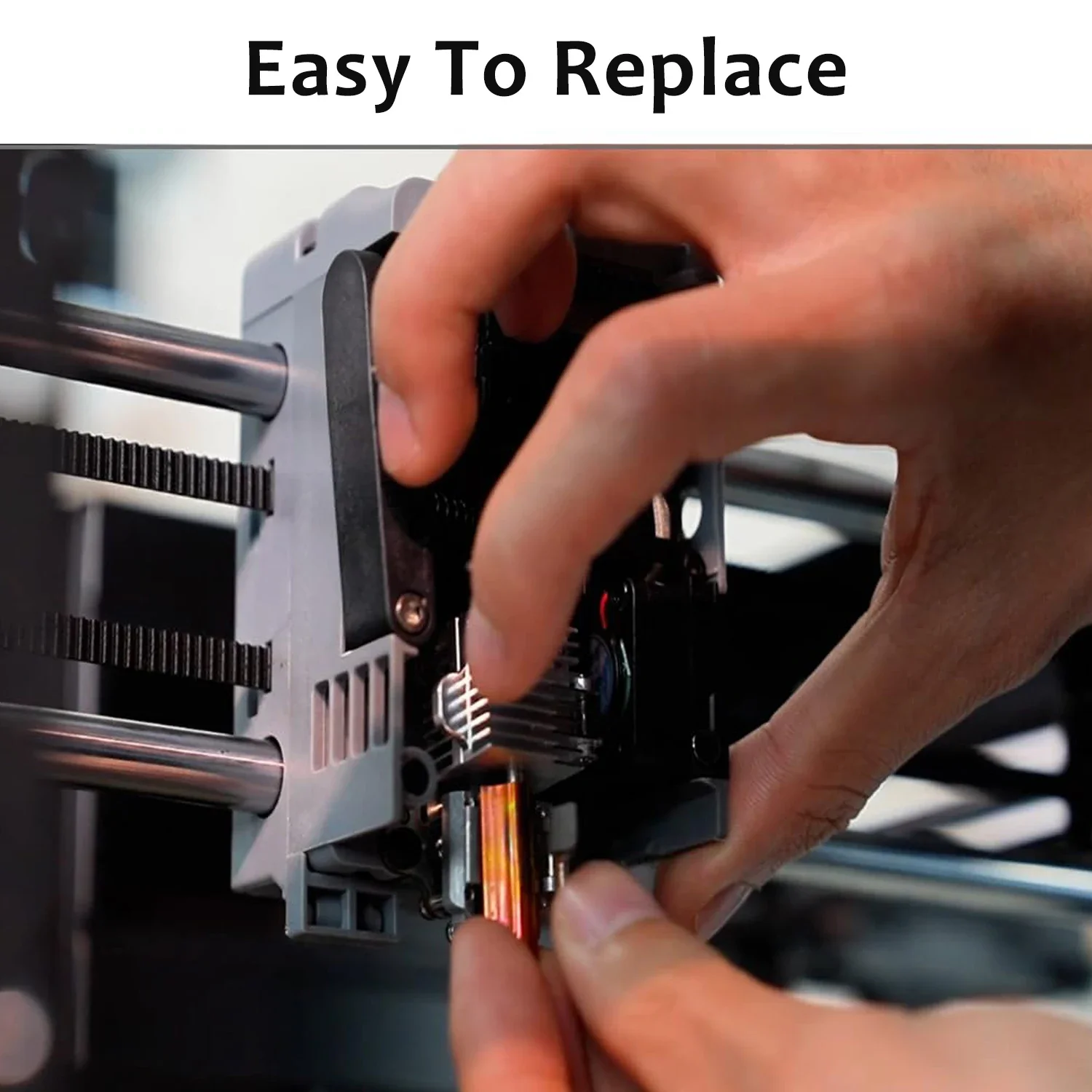 Ulepszona dysza bimetaliczna ze stopu tytanu do FLASHFORGE AD5X, dysze o wysokim przepływie 32mm³/s, zestaw hotendu, szybka część do drukarki 3D — zdjęcie produktu 6