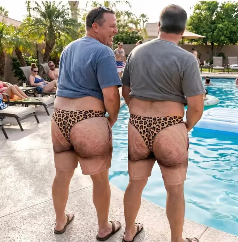 Mens 3D Hairy Body Print Funny Swim Trunks Novelty Thong Beach Shorts Quick-Dry Prank Swimsuit Humor Gag Gift for Pool Parties