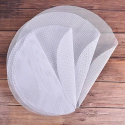1PC 24-40cm 실리콘 기선 비 스틱 패드 라운드 만두 매트 베이킹 도구 찐빵 베이킹 과자 딤섬 메쉬 홈 주방