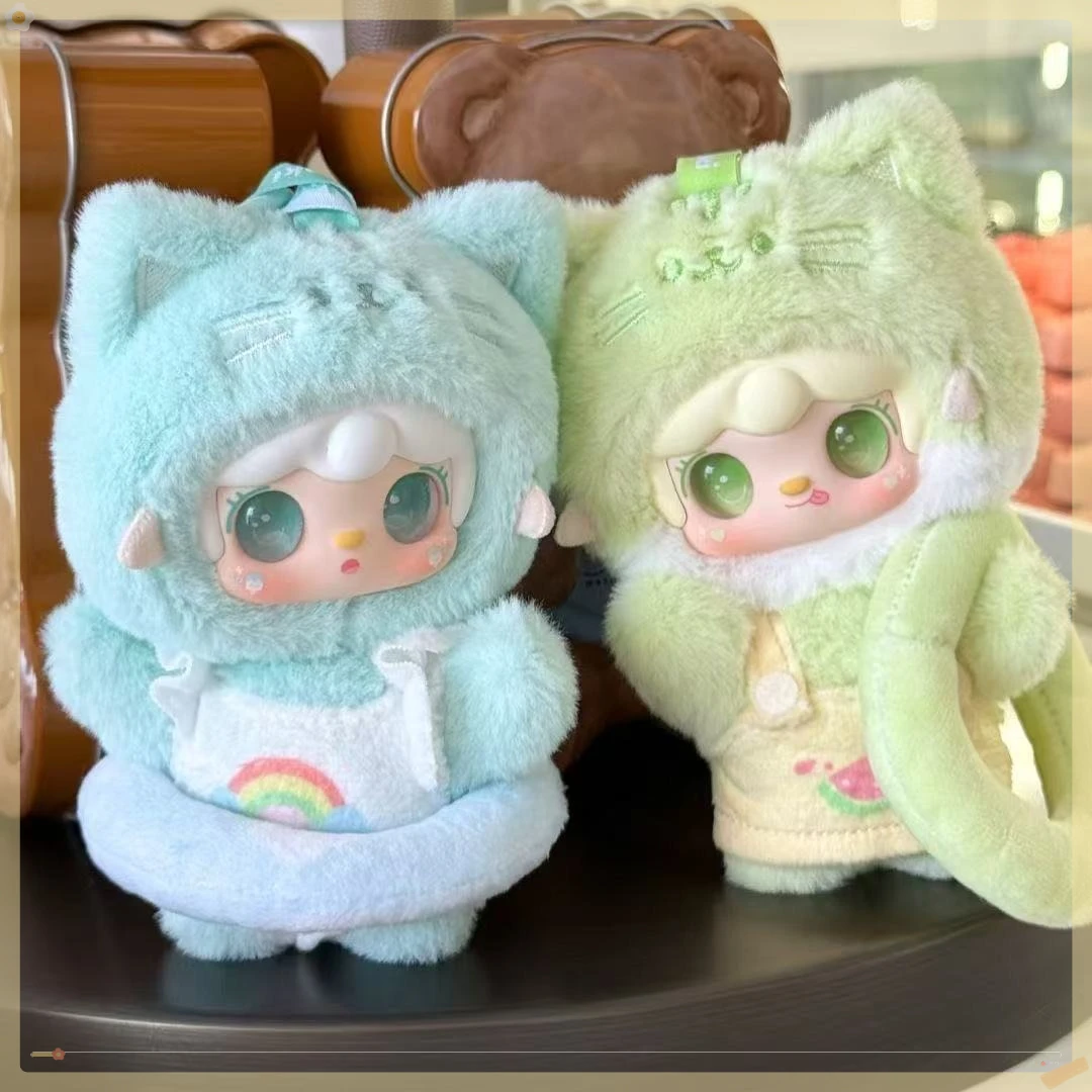 

Anime Figure The Monsters Macarons Macaron Series Mysterious Blind Box Plush Vinyl Doll Keychain Pendant Decoration Gifts