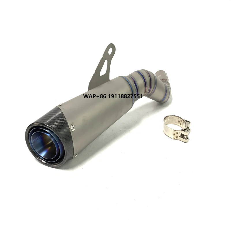 

Exhaust Manifold Resonator Middle Link Pipe Moto Escape for Z900 Motorcycle Exhaust Pipe