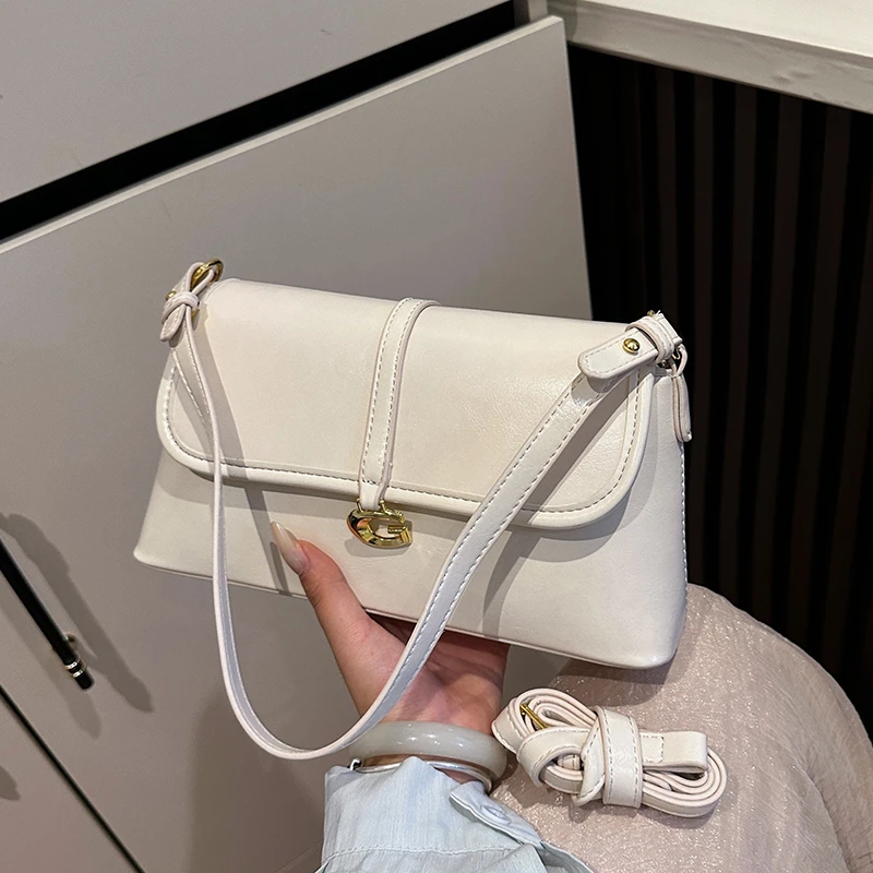 

High End Luxury Women Handbag Vintage Leather Crossbody Bag Elegant Shoulder Tote Classic Designer Inspired