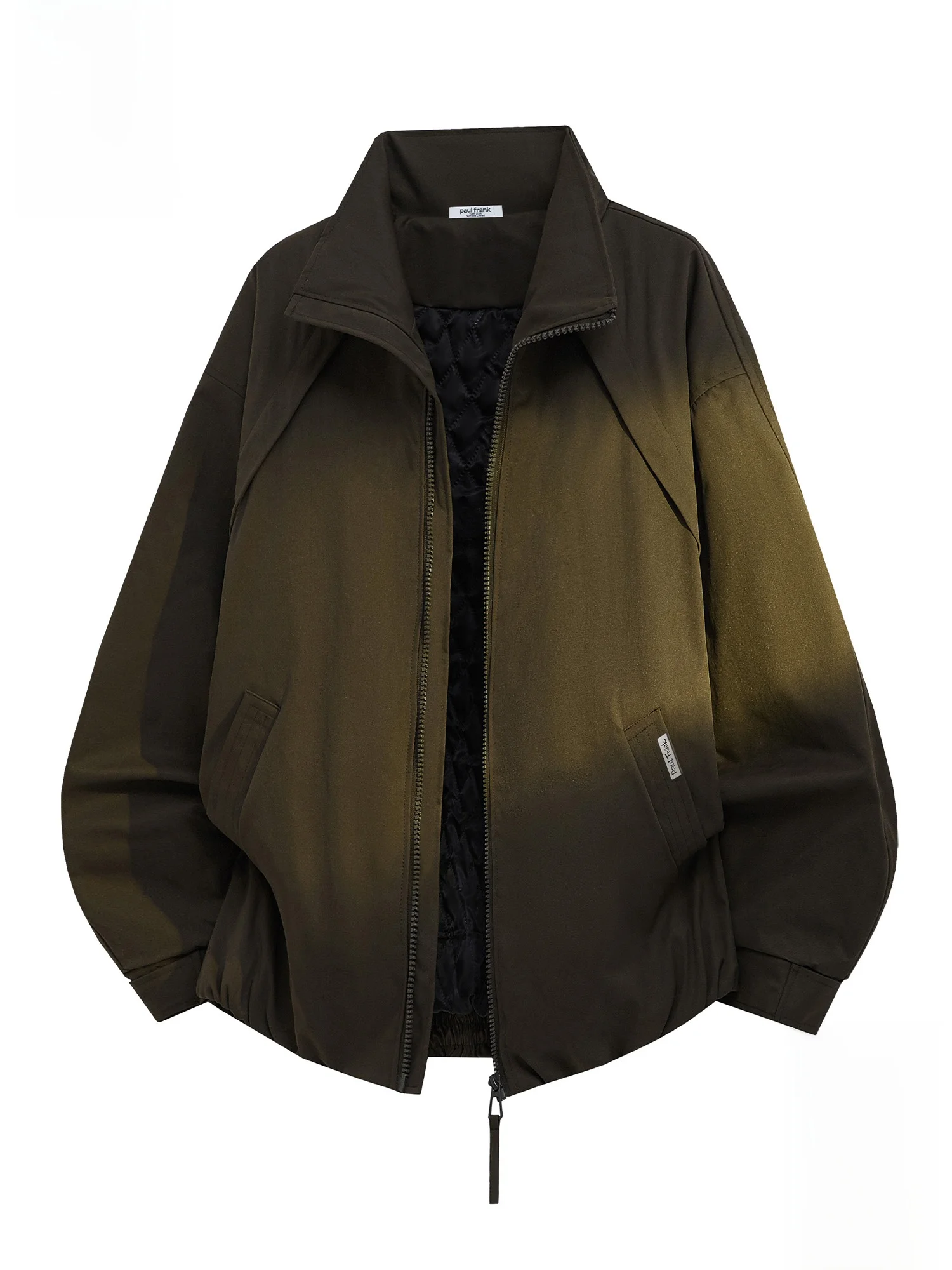 

PaulFrank Thiened Winter Jaet Men's Casual Loose Fit Collar Polyester Long Sve Zipper Closure Animal Pattern