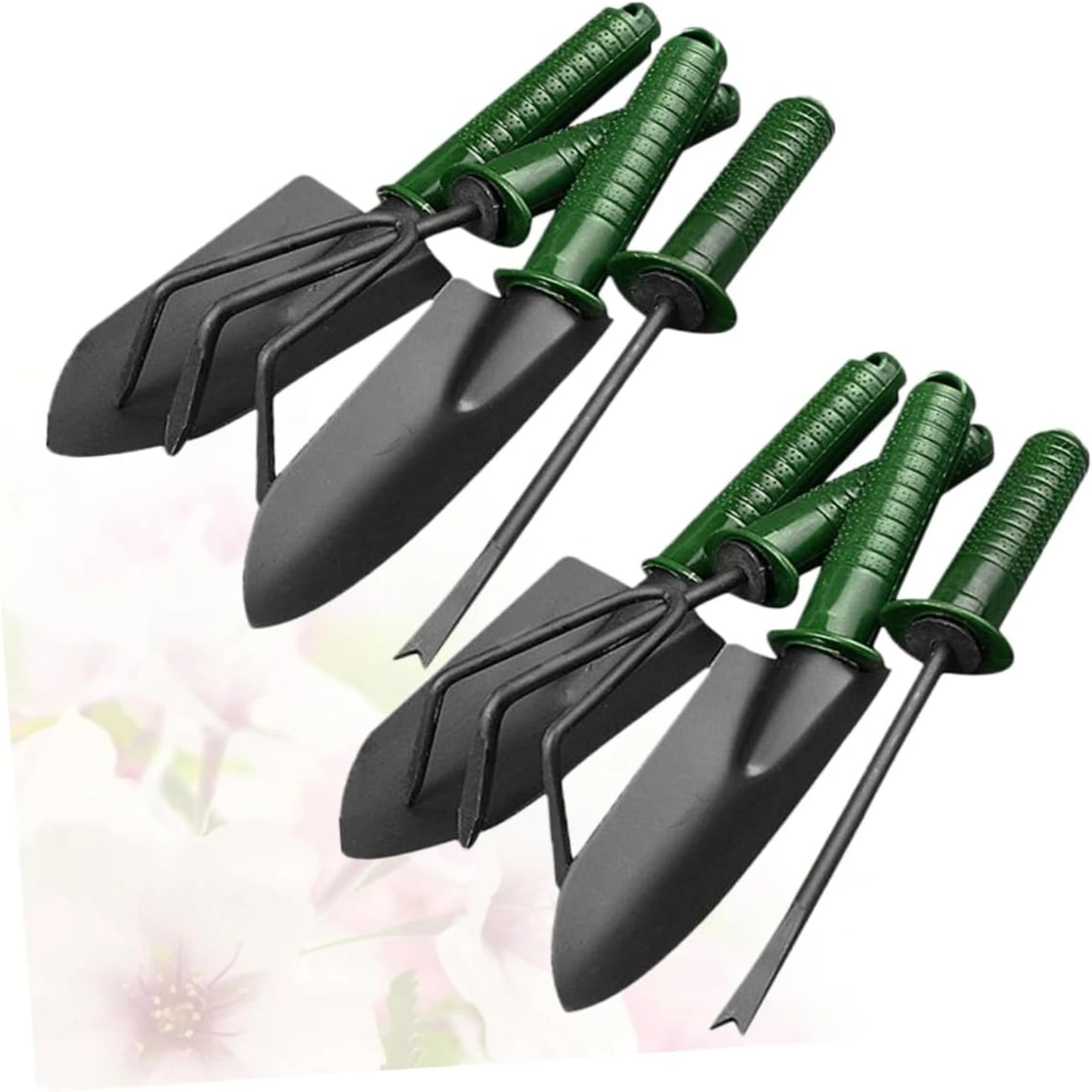 

Miniature Portable Garden Tool Set with 8pcs Play Shovel and Dog Model - Children's Toy Kit with Small Rake, Digging Shovel, and