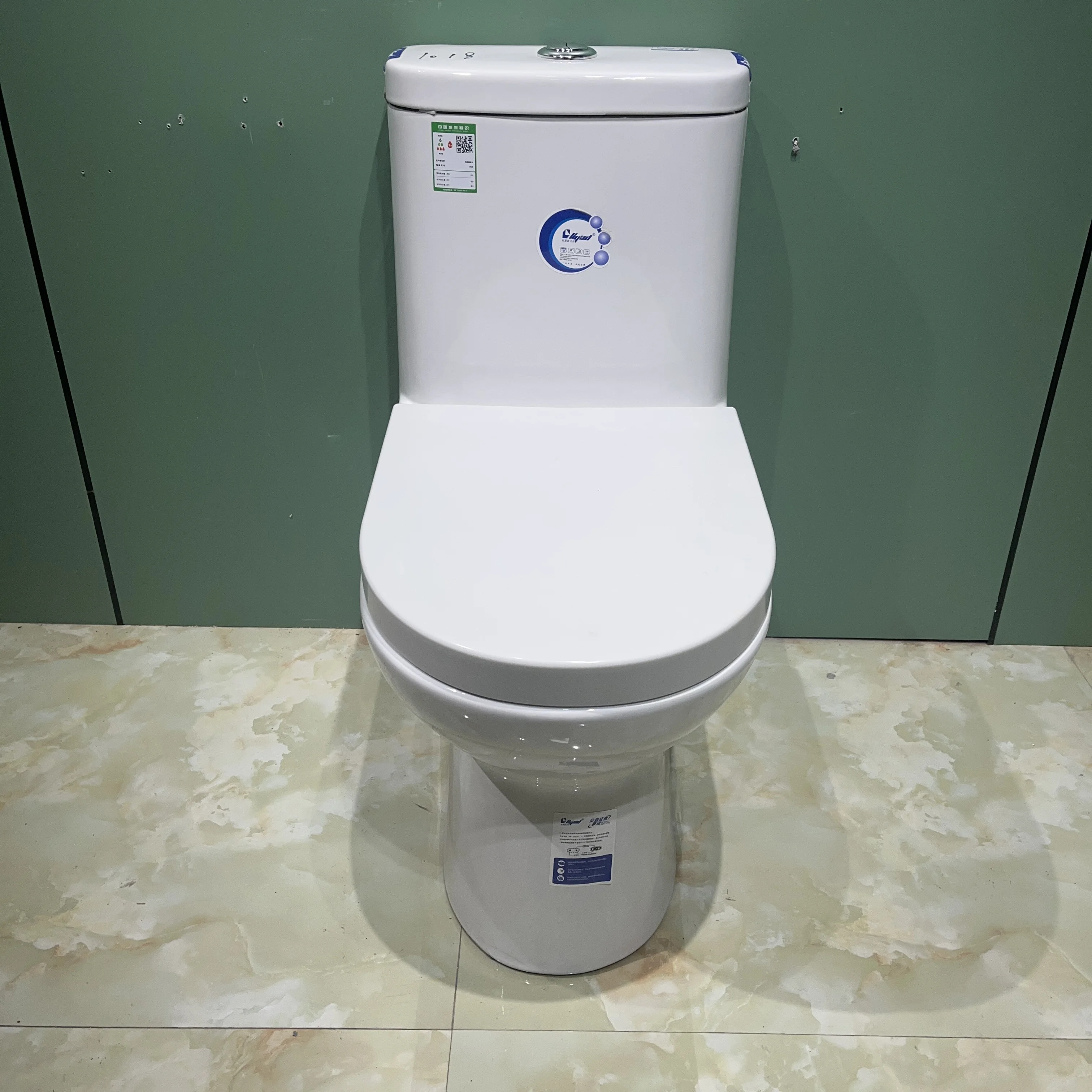

Dual-Flush Ceramic Wash Down WC Toilet Sanitary Ware Bathroom Bowl Made in China Product Category Toilet Tanks