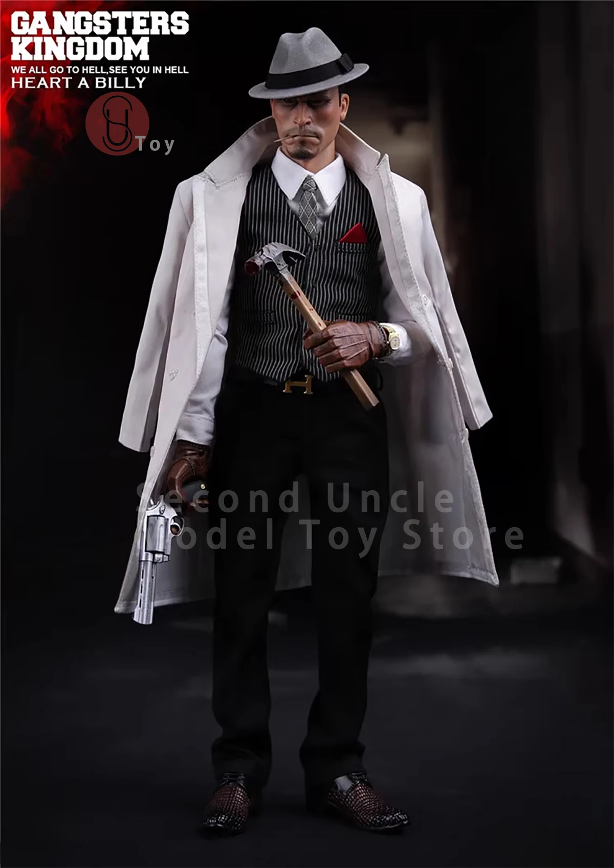 

DAMTOYS DAMGK012 1/6 Gangsters Kingdom Series Billy Heart A Male Soldier Action figure Full Set Collectible Toys