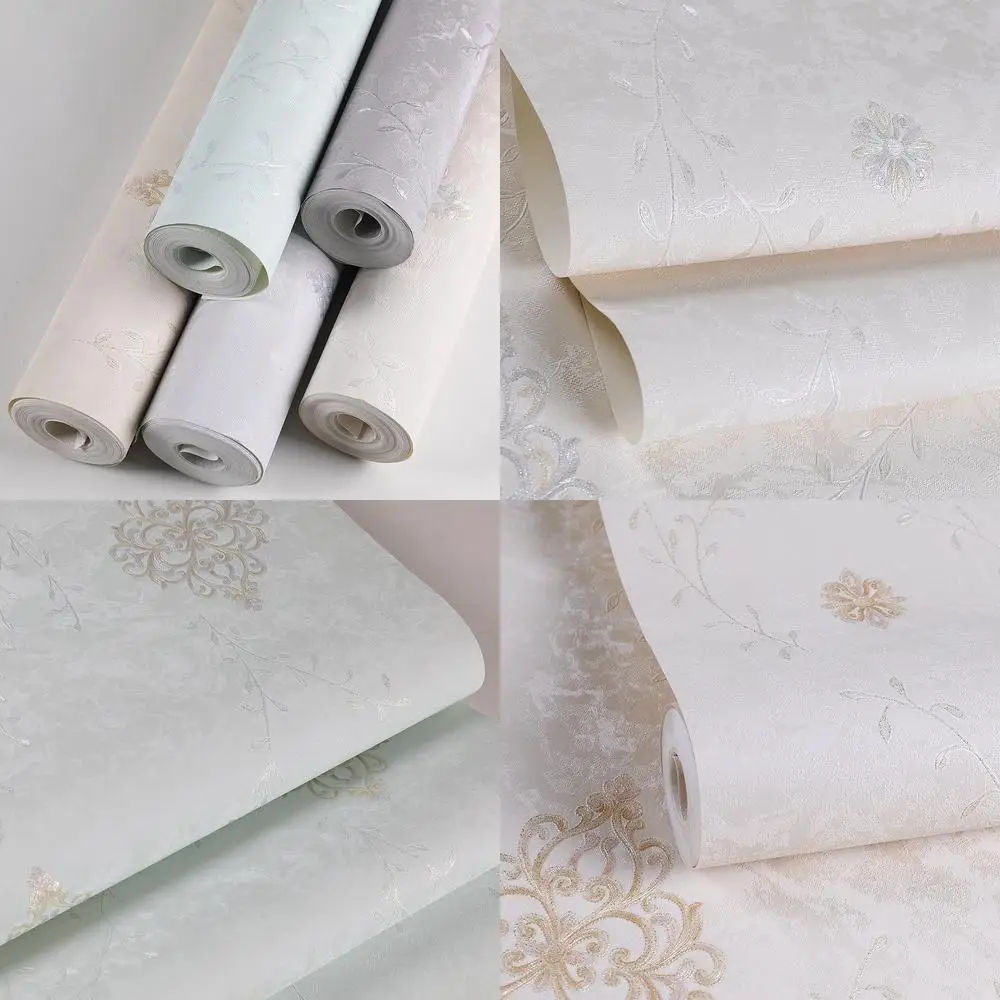 European Style 3D Wall Paper for Bedroom Living Room Headboard Background Wall Beauty Salon Home Decor Waterproof Wallpaper