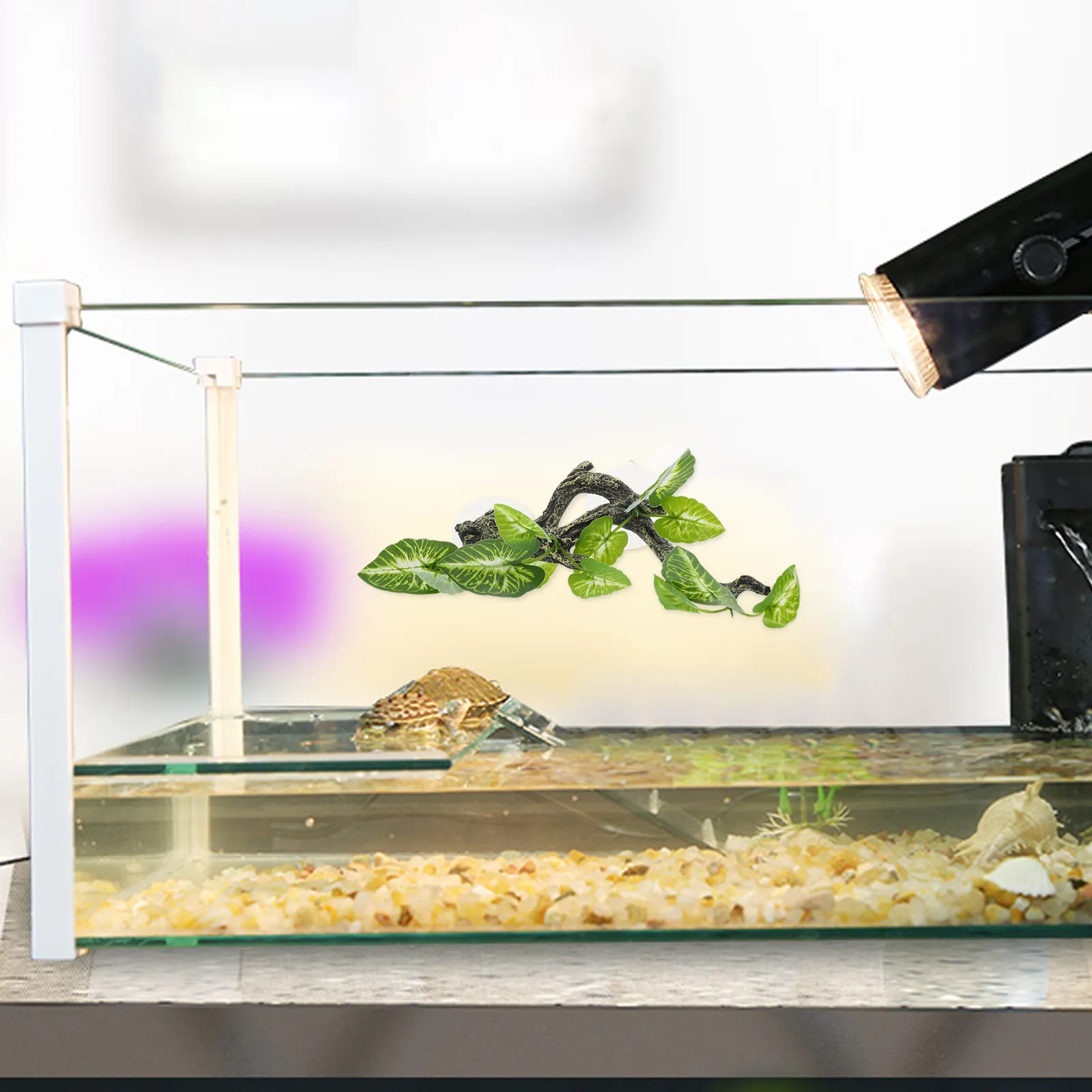 

Реалистичный декор из смолы в виде искусственной лозы для террариума, конструкция для лазания рептилий, имитация коряги, улучшение среды обитания растений