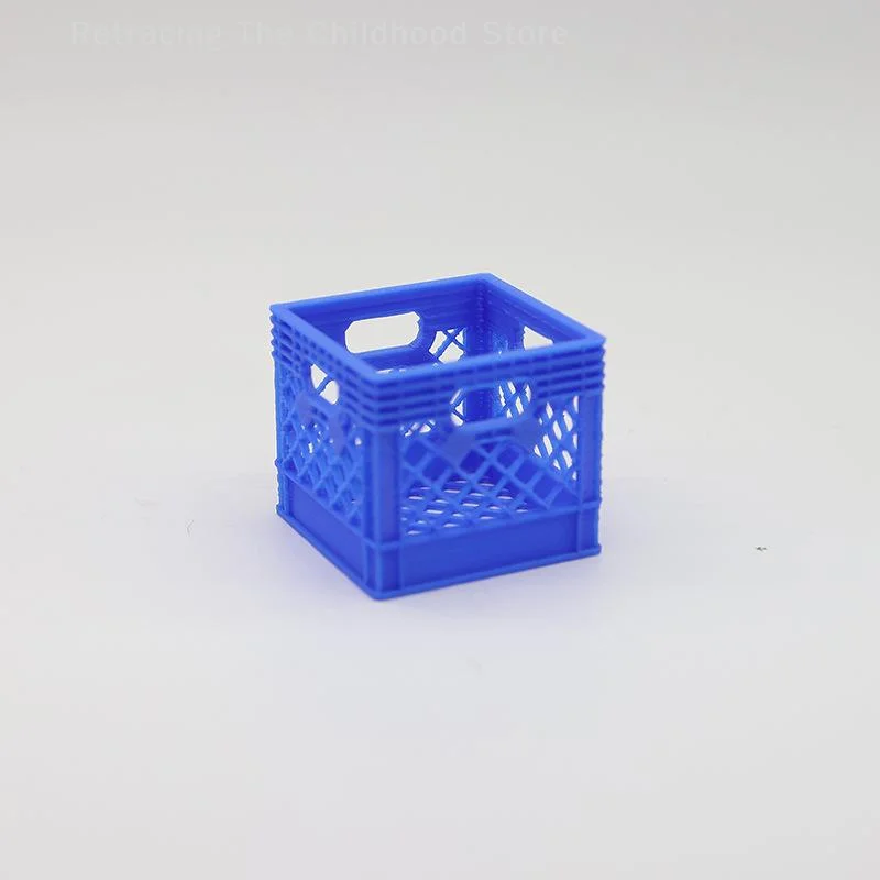 1 Stuks 1:12 Poppenhuis Miniatuur Handheld Bier Frame Model Voedsel Opslag Mand Keuken Decor Speelgoed Poppenhuis Accessoires