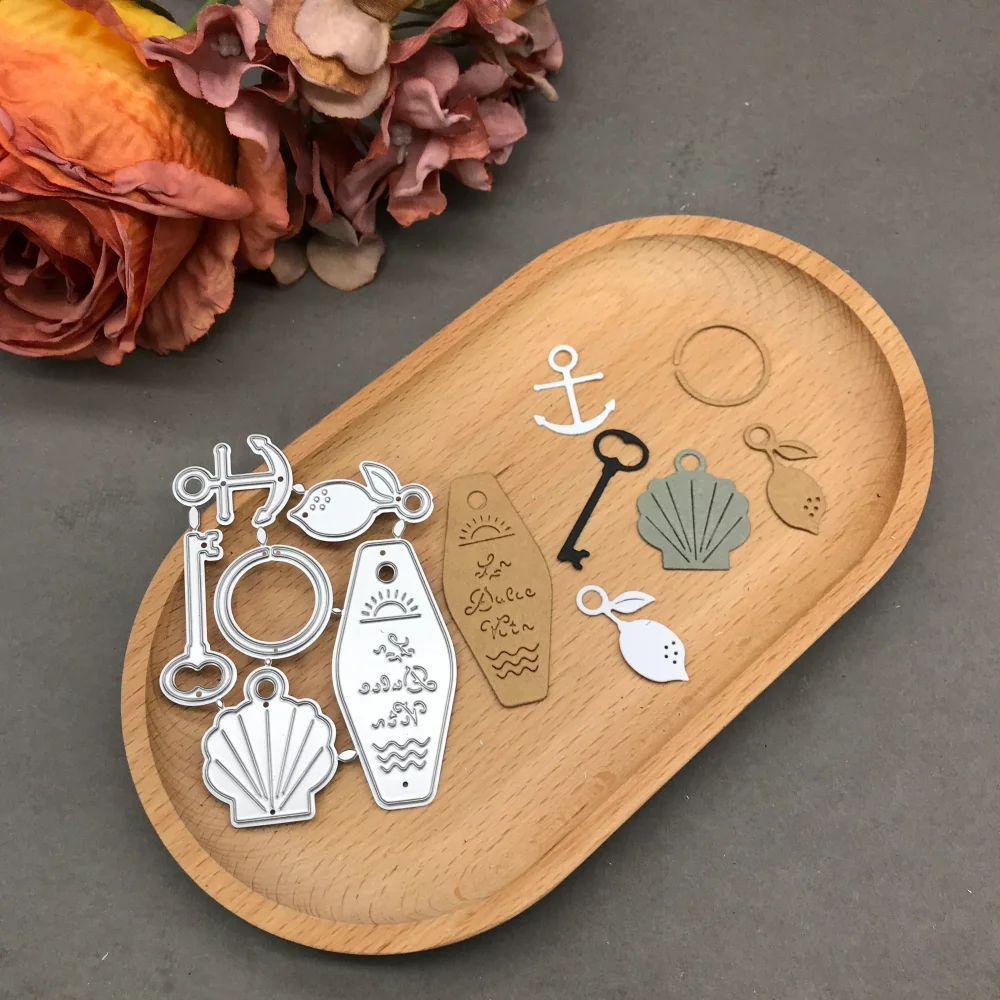 1pcs metal cutting dies cut die mold Anchor shell Scrapbook paper craft blade punch stencils dies