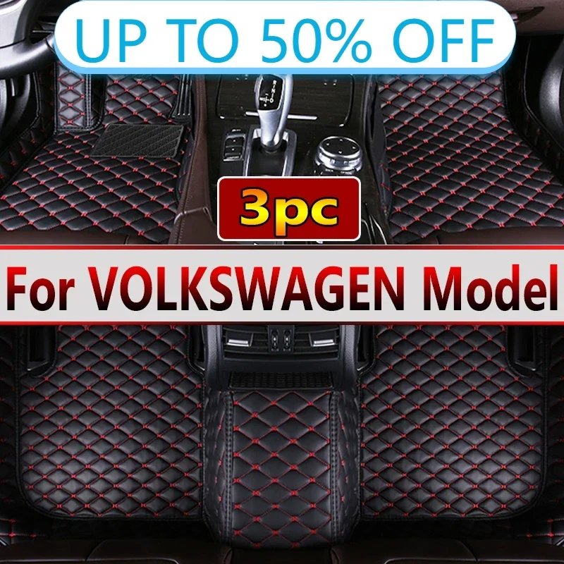 Car Floor Mats For VOLKSWAGEN e-Golf CC Passat B5 B6 B7/B8 SE estate Variant Touran L allspace Phaeton Car Accessories 2022 2023