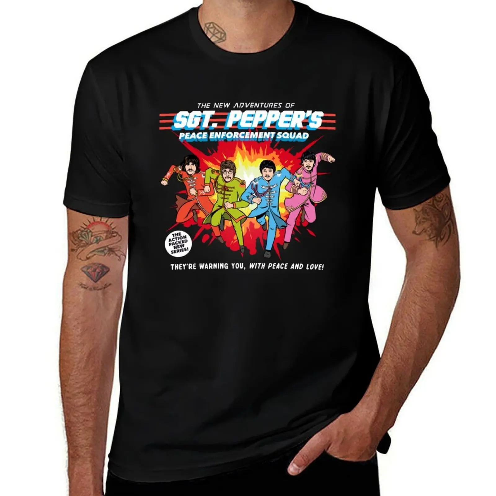 Peace Enforcement Squad T-Shirt Basic Comfort Fit for Men T-Shirt