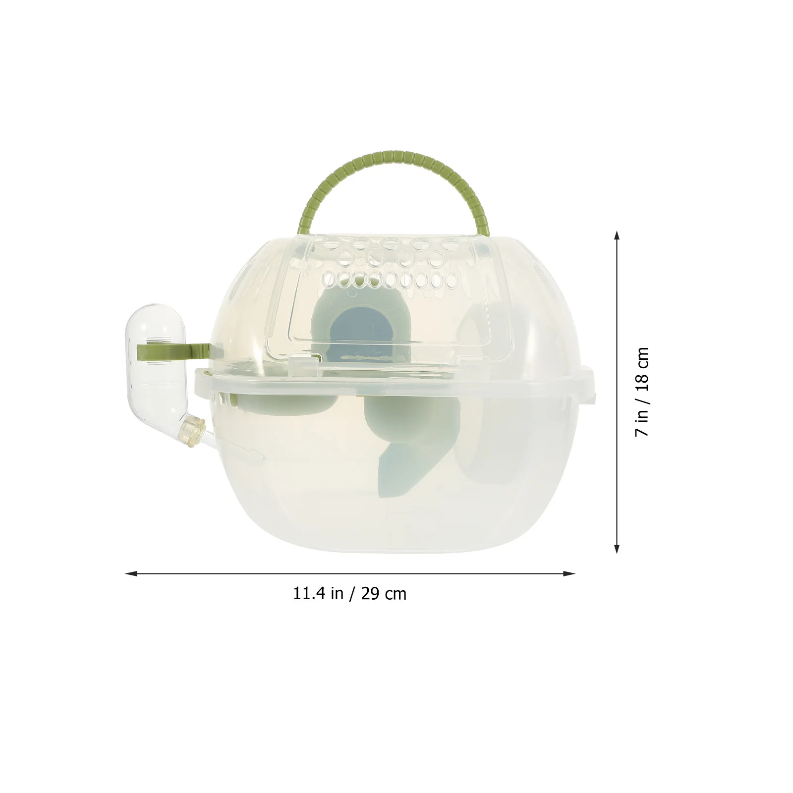 

Hamster Carrier Plastic Portable Breathable Travel Cage Outdoor Small Pet Carrying Box Escape Proof Hamster Travel Box