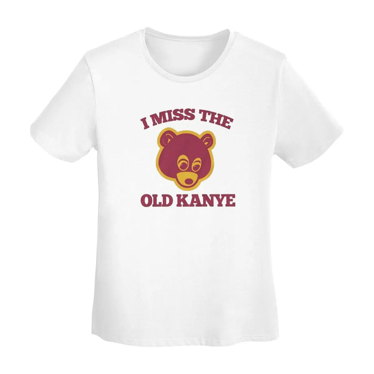 

Kanye West Dropout Bear Chicago Vintage Graduation T-Shirt Women Short Sleeve T Shirts O-Neck Clothes Cotton Tees Streetwear