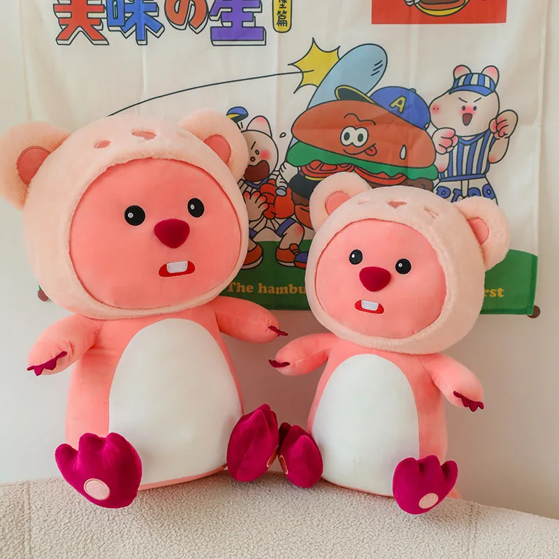 

Miniso Kawaii Loopy маленький Бобр Плюшевая Кукла наряд игрушки Подушка Мягкий подарок для детей милая девочка Рождественский подарок для девушки