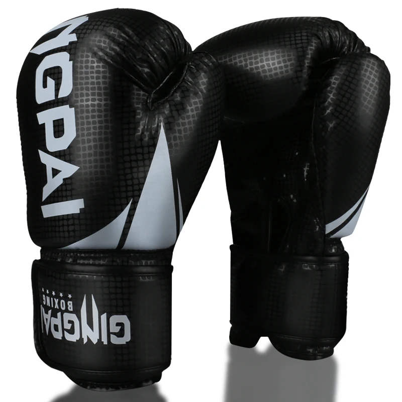 GINGPAI 6oz 8oz 10oz 12oz Dorosłe Męskie Damskie Dziecięce Rękawice bokserskie PU Skóra MMA Muay Thai Sanda Profesjonalne Rękawice bojowe