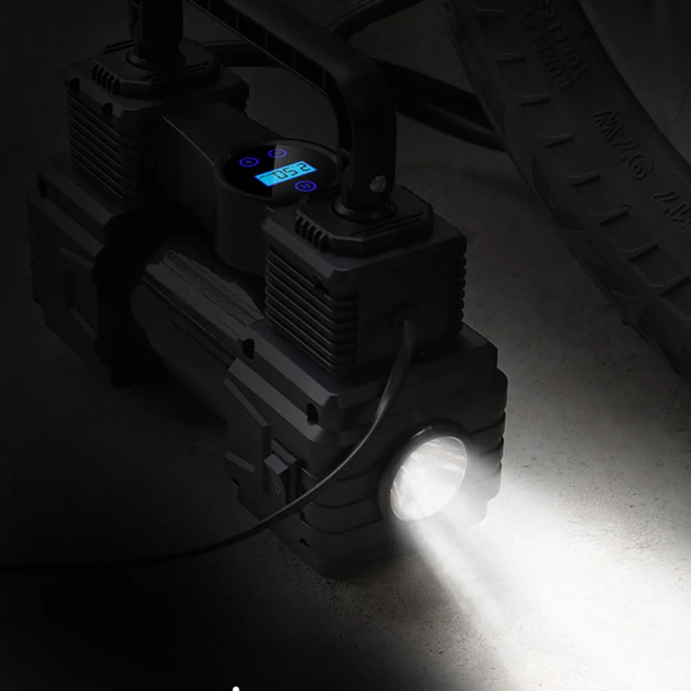

12V 150PSI Heavy Duty Portable Air Compressor with Digital Pressure Gauge Electric Tire Inflator Air Pump with Light