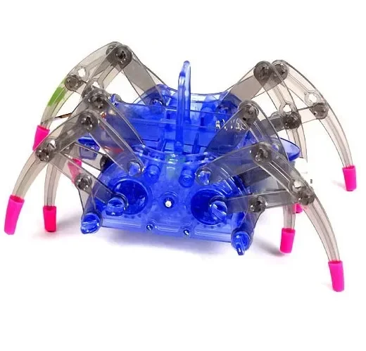 [Divertente] pet elettronico fai da te assemblare giocattolo Robot ragno elettrico intelligente Kit educativo fai da te assemblaggio costruzione Puzzle giocattolo