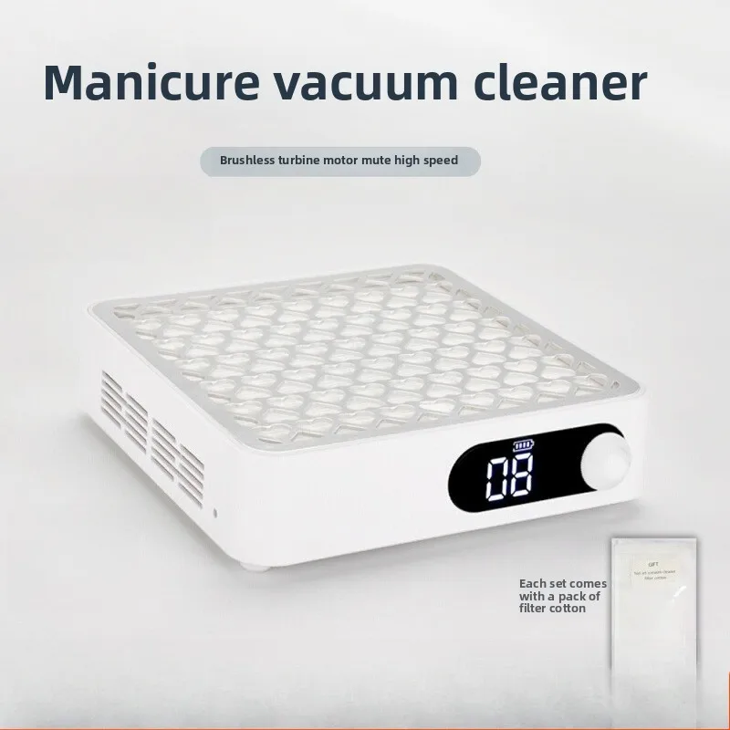

Nail Art Vacuum Cleaner, Grinding and Removing Nail Without Running Ash and Dust Removal Filter, Special for Nail Salons