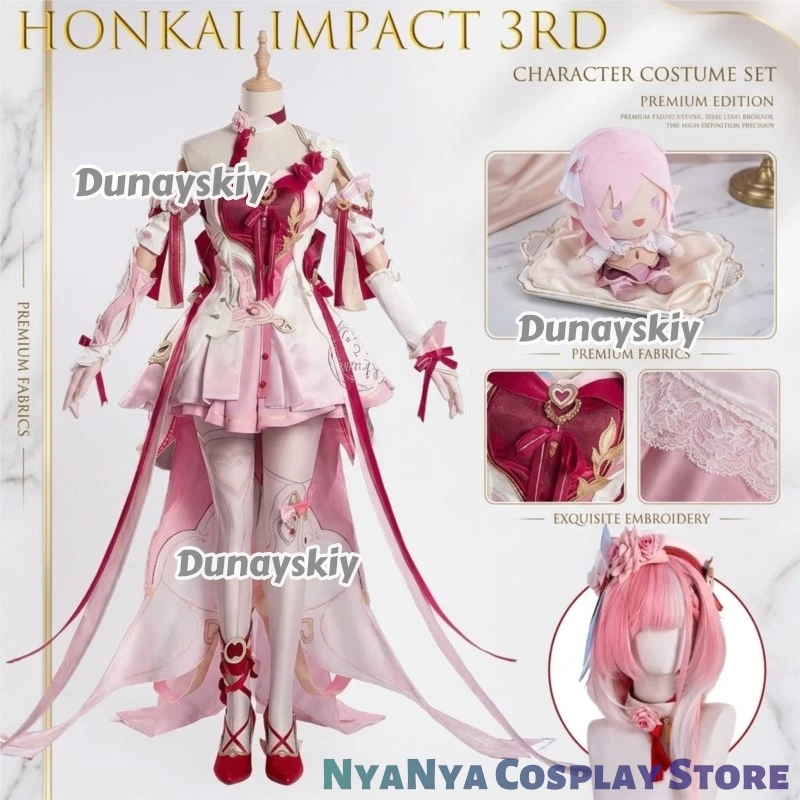 

Косплей-костюм Honkai Impact 3rd Elysia New Armor, полный комплект для женщин, для Хэллоуина, вечеринок, выступлений, коллекция в стиле лолита.