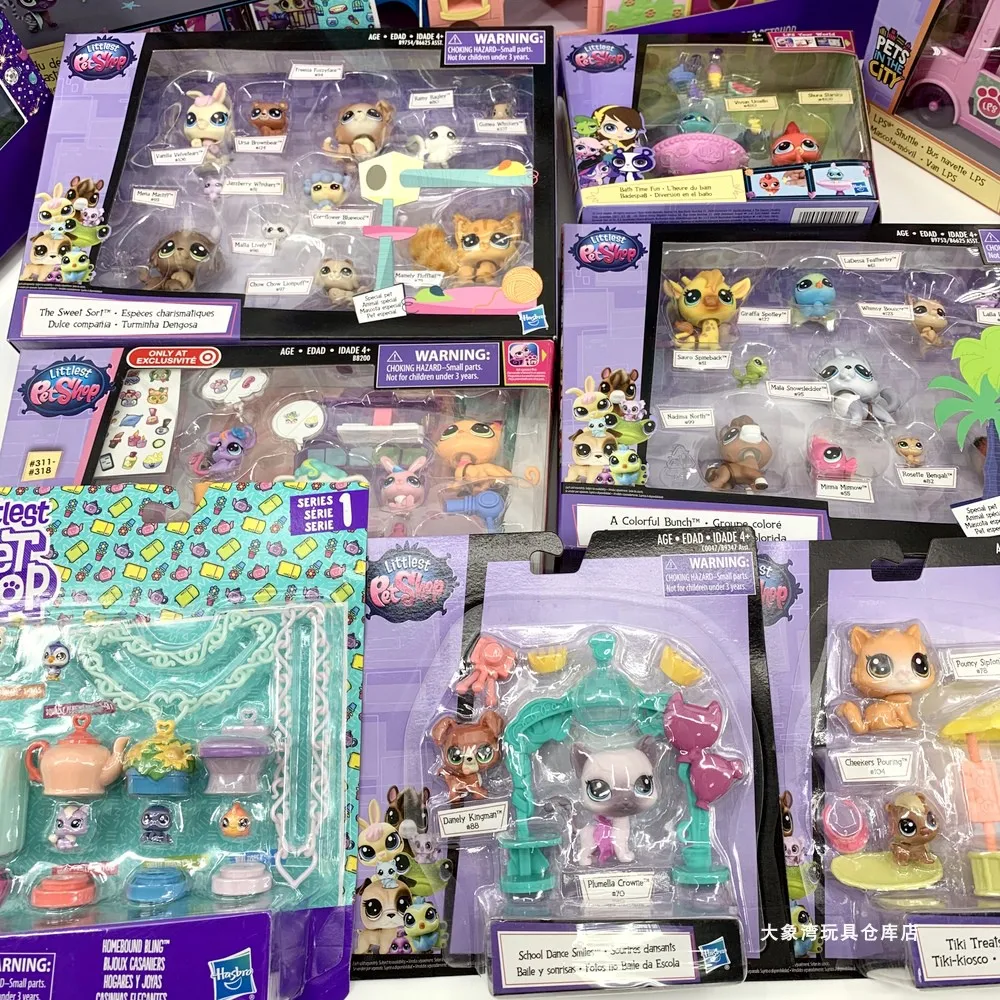 Hasbro Littlest Pet Shop Petultimate Play House Dog Cat Doll Gifts Toy Model Anime Figures Favorites Collect Ornaments