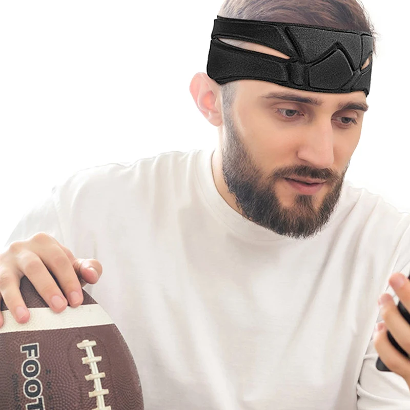 

Goalkeeper Headgear Anti-Collision Adjustable Football Rugby Headguard Protective Gear Comfortable Sports Headband