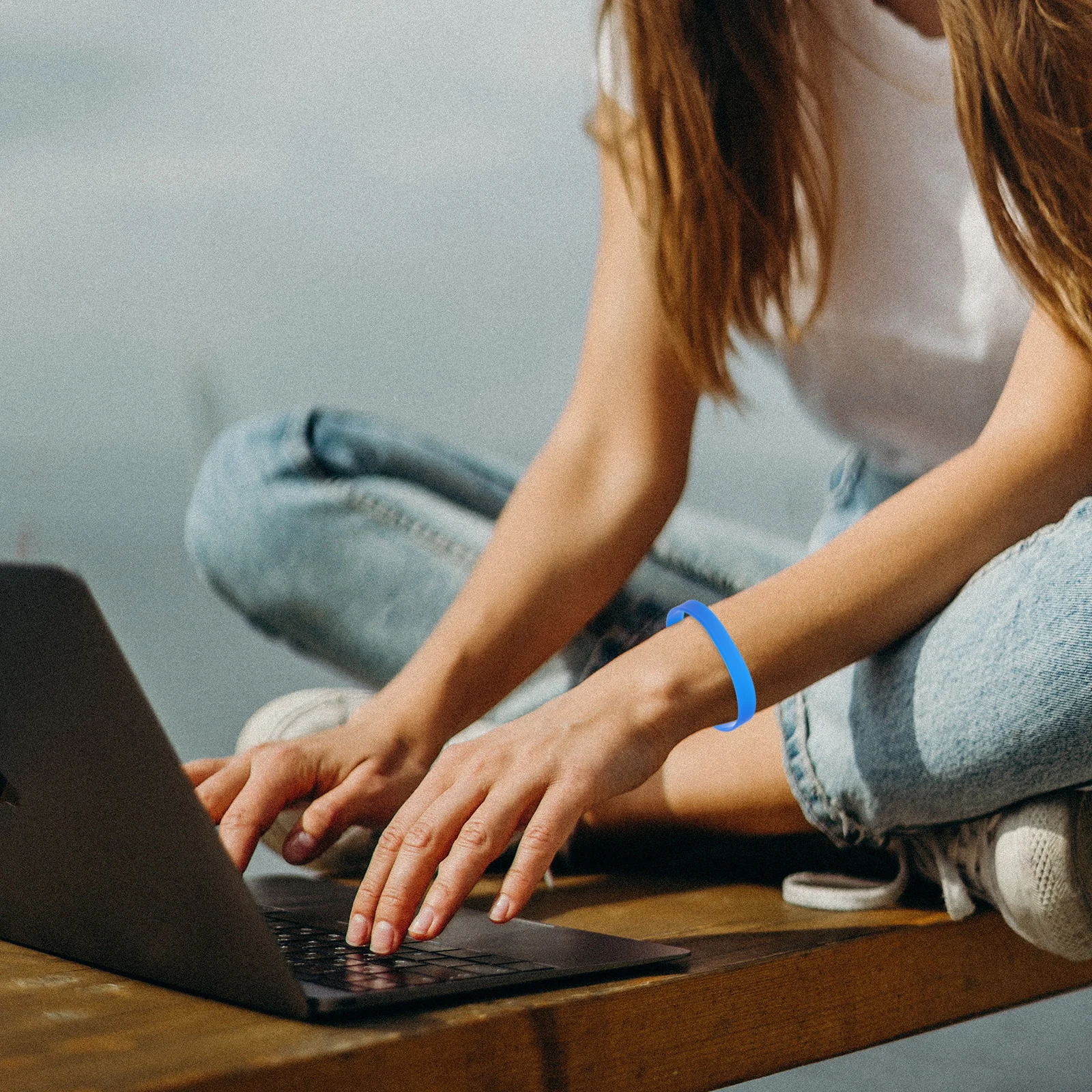 

24 Pcs Silicone Bracelets Colorful Elastic Wristbands for Events Sports Straps Men Women Durable Lightweight Thin Bands