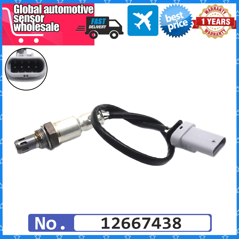 Car 12667438 Air Fuel Ratio Lambda O2 Oxygen Sensor For BUICK ENCLAVE CADILLAC XT5 XT6 For CHEVROLET BLAZER TRAVERSE GMC 17-24