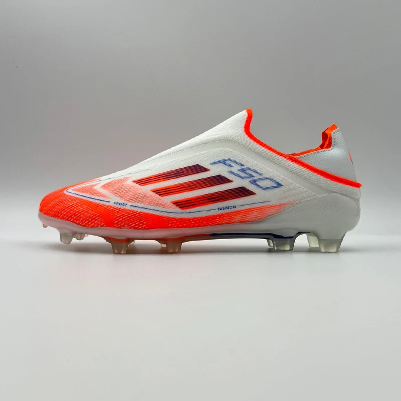 

New Men Football Shoes Comfortable Fast Football Field Boots Society Cleats Soccer Shoes Long Spikes Sneaker High Quality Match