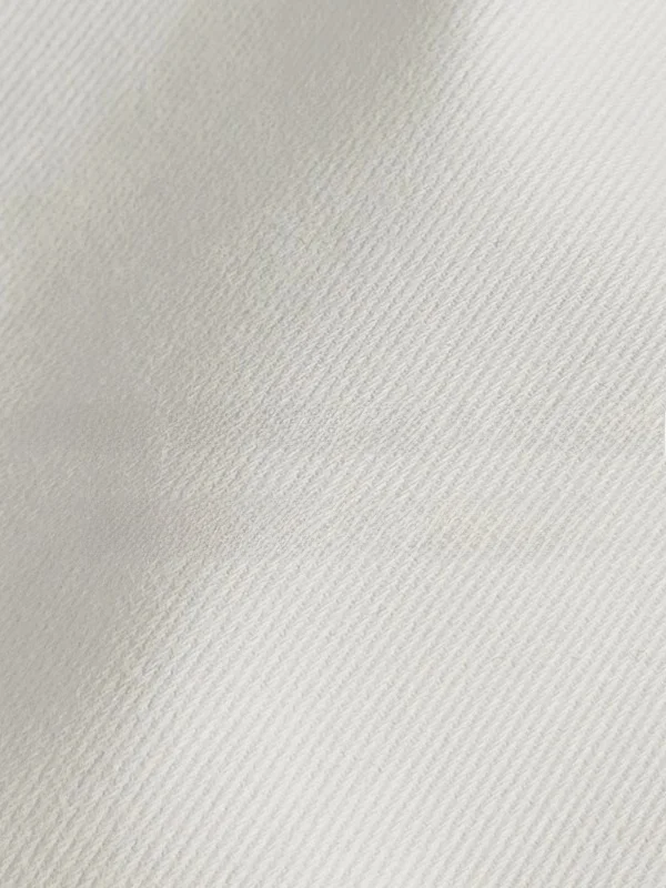 

SASSYCHIC Casual Commute High Waist White Denim Skirt A-Line Loose Fit Polyester Fiber Leather Mid-Length f Skirt