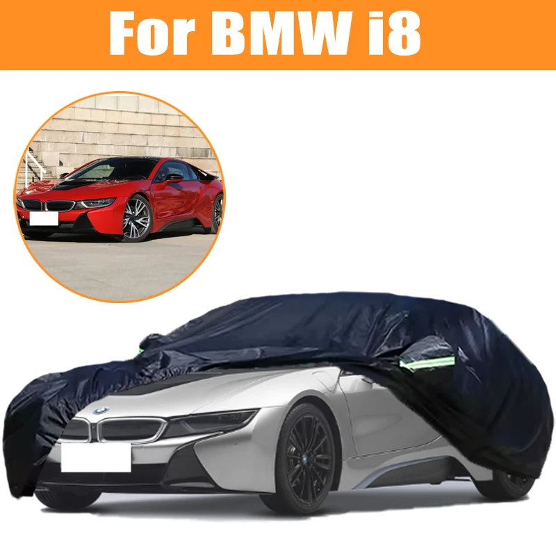 

Чехол для автомобиля BMW I8 - Защита кузова на открытом воздухе, водонепроницаемый, пылезащитный, термостойкий, всесезонный, аксессуары для экстерьера