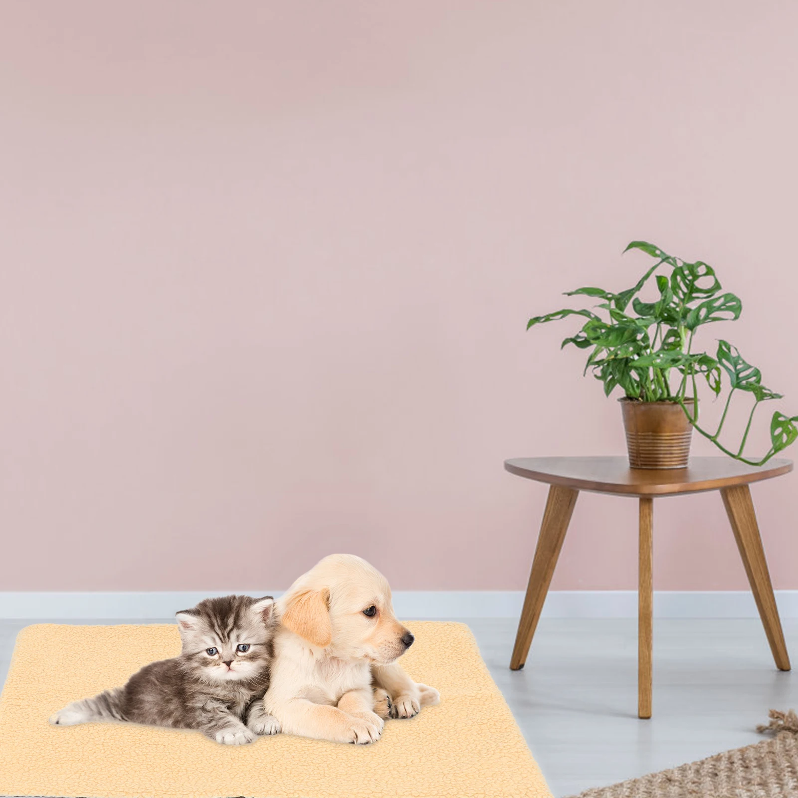 

Warm Pet Mat Self heating Blanket Dog Bed Cat Cushion Heated Mattress Pad Floor Pad Pet Bedding