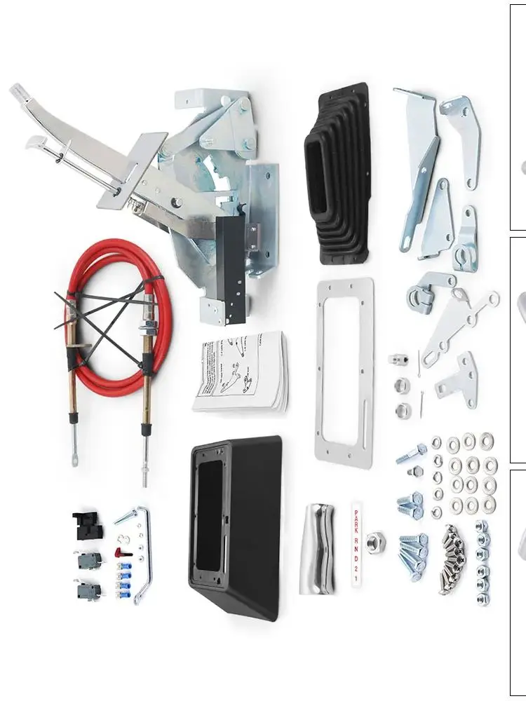 3-versnellings automatische schakelhendel 80675 voor GM TH400 350 250 en 200 automatische transmissies - afbeelding 2