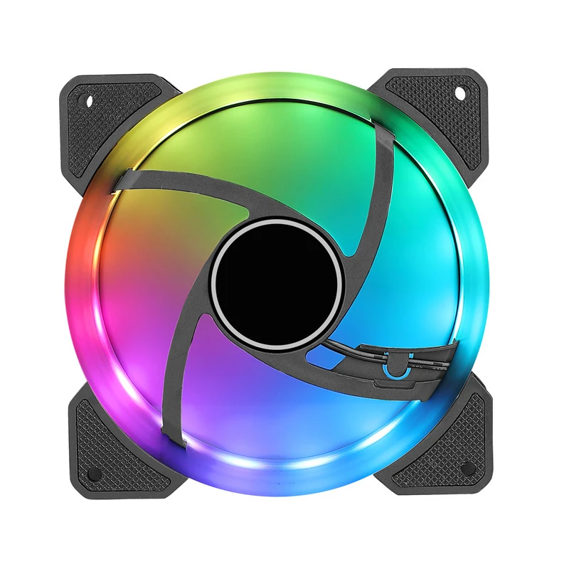 PCled Chassis Fan 6pin Ultra Silent DC 12V Computer Rgb Light Emitting 12025 Cooling CF Air-Cooled Desktop Host Chassis Cooling